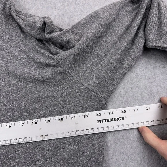 Marine Layer Double Knit Hoodie Mens XL Heather Gray Pullover Lightweight USA - Picture 5 of 8